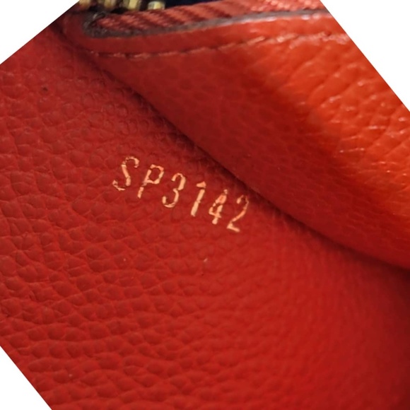 Authentic Louis Vuitton Monogram Empreinte Zippy Wallet Red - Picture 6 of 15